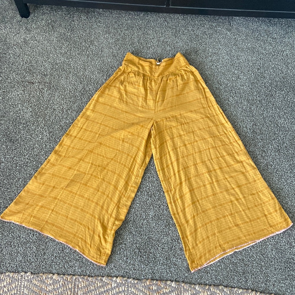 Free people wide leg pants